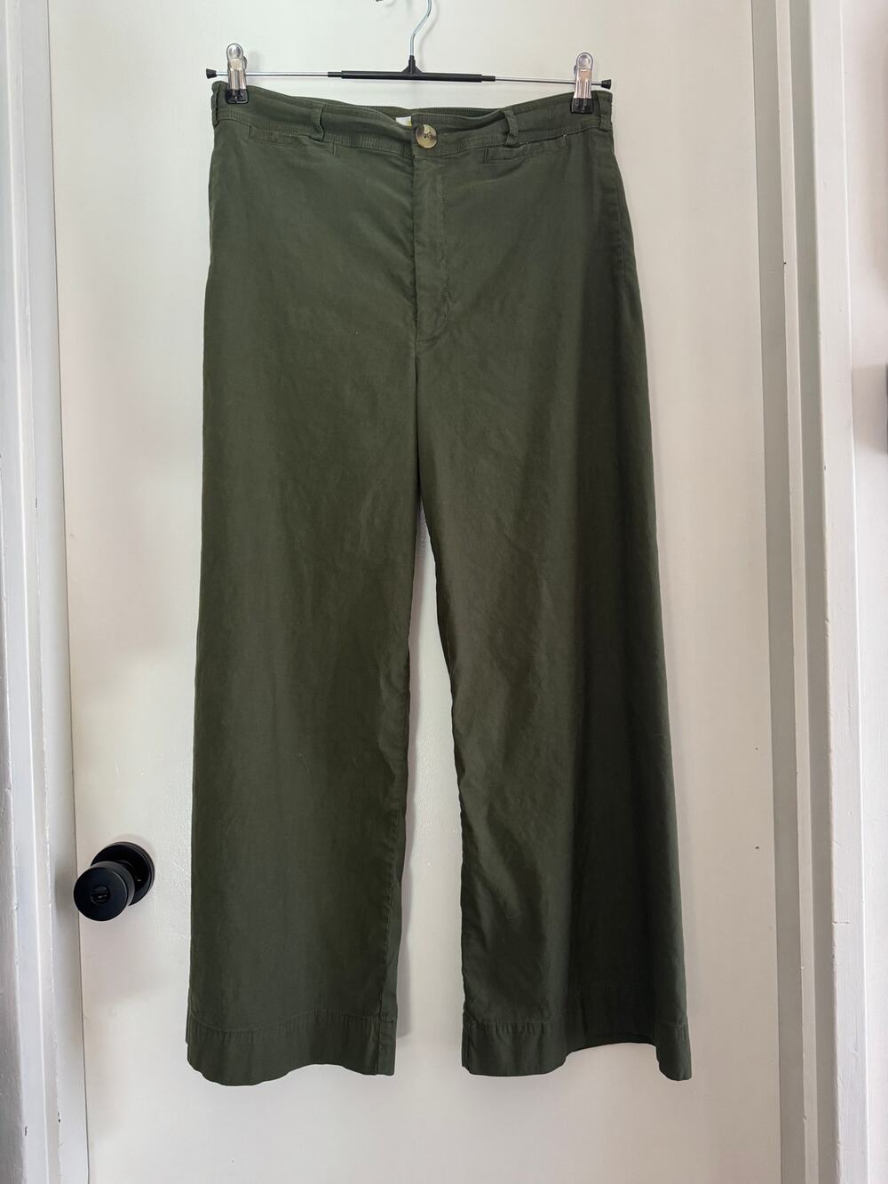 MAEVE ANTHROPOLOGIE Colette MAgic Fabric wide-leg pants -32